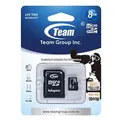 Team TG008G0MC28A 8GB MicroSD Class 10 Card with SD Card Adapter