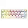 Fantech MK858-White-WH MAXFIT67 Knob Wireless White Mechanical Keyboard - Kailh Box White (Avail: In Stock )