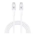 Bonelk ELK-05019-R 2.0m USB-C to USB-C Long-Life 10Gbps 140W PD Cable - White