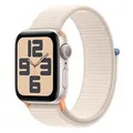 Apple MR9W3ZP/A Watch SE 2nd Gen GPS 40mm Starlight Aluminium Case w/ Starlight Sport Loop