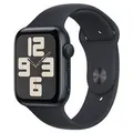 Apple MRE73ZP/A Watch SE 2nd Gen GPS 44mm Midnight Case w/ Midnight Sport Band - S/M