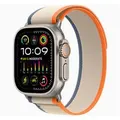 Apple MRF13ZP/A Watch Ultra 2 GPS+Cellular 49mm Titanium w/ Orange/Beige Trail Loop - S/M