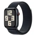 Apple MRHC3ZP/A Watch SE 2nd Gen GPS+Cellular 44mm Midnight Case w/ Midnight Sport Loop