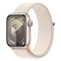 Apple MR8V3ZP/A Watch Series 9 GPS 41mm Starlight Aluminium Case w/ Starlight Sport Loop (Avail: In Stock )