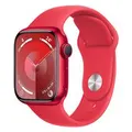 Apple MRXG3ZP/A Watch Series 9 GPS 41mm Red Aluminium Case w/ Red Sport Band - S/M