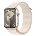 Apple MR983ZP/A Watch Series 9 GPS 45mm Starlight Aluminium Case w/ Starlight Sport Loop