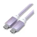 Satechi ST-TCC2MV 2m USB-C to USB-C 100W Charging Cable - Purple