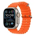 Apple MREH3ZP/A Watch Ultra 2 GPS+Cellular 49mm Titanium Case w/ Orange Ocean Band