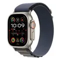 Apple MREK3ZP/A Watch Ultra 2 GPS+Cellular 49mm Titanium Case w/ Blue Alpine Loop - S