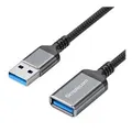 Simplecom CAU320 USB 3.0 Type A Braided Extension Cable - 2.0m