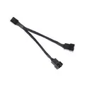 SilverStone SST-CPF01 CPF01 100mm PWM Fan Splitter Cable - Black (Avail: In Stock )