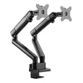 SilverStone SST-ARM25 ARM25 Dual Monitor Arm 17"-32" - Black (Avail: In Stock )