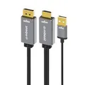mbeat MB-XCB-HDDPU18 ToughLink 1.8m HDMI to DisplayPort Cable with USB Power