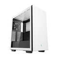 Deepcool R-CH510-WHNNE1-G-1 CH510 WH Tempered Glass Mid-Tower ATX Case - White