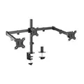 Brateck LDT12-C034N Triple Screens Economical Double-Joint Articulating 13"-27" Monitor Arms (Avail: In Stock )