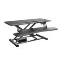 Brateck DWS15-02 Electric Sit-Stand Desk Converter with Keyboard Tray Deck (Avail: In Stock )