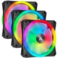 Corsair CO-9050098-WW iCUE QL120 RGB 120mm PWM Fan - Three Pack with Lighting Node CORE (Avail: In Stock )