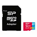 Silicon SP064GBSTXDV3V1NSP Power Superior Gaming 64GB microSDXC UHS-I/U3 Memory Card with Adapter (Avail: In Stock )