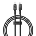 Baseus P10355800111-00 Unbreakable 100W 1m Fast Charging USB-C Cable - Black (Avail: In Stock )