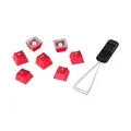 HyperX 519T6AA Rubber 19-Key Keycap Set - Red