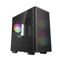 DeepCool R-CH360-BKAPE3-G-1 CH360 Tempered Glass M-ATX Case - Black (Avail: In Stock )