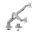 Pout 90046535 Eyes13 Dual Monitor Full Motion Gas Spring Monitor Arm 17"-32" - Silver (Avail: In Stock )