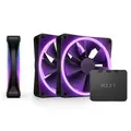 NZXT RF-D12TF-B1 F120 120mm RGB Duo Dual-Sided RGB Case Fan - 3 Pack (Black) (Avail: In Stock )