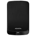 ADATA AHV320-1TU31-CBK HV320 1TB USB 3.0 Slim Portable External Hard Drive - Black