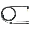 Shure EAC64BKS 162cm Detachable Silver MMCX Cable for SE Series Earphones - Black