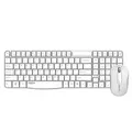 Rapoo X1800S-WHITE X1800S Wireless Optical Mouse & Keyboard Combo - White