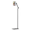 Twelve TS-2208 South Hoverbar Tower Tablet Floor Stand - Black