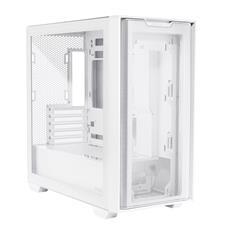 ASUS A21 ASUS CASE/WHT A21 Tempered Glass Micro-ATX Case - White