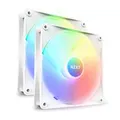 NZXT RF-C14DF-W1 F140 140mm RGB Core Case Fan with RGB Controller - Twin (White) (Avail: In Stock )