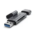 Simplecom CR402 SuperSpeed USB-C and USB-A SD/MicroSD Card Reader USB 3.2 Gen 1
