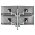 Atdec AWMS-4-4675-H-S AWMS-4-4675 Quad 460mm Heavy Duty Monitor Arms F Clamp - Silver