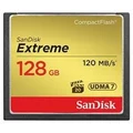 SanDisk SDCFXSB-128G 128GB Extreme CF CompactFlash Memory Card - 120MB/s
