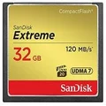 SanDisk SDCFXSB-032G 32GB Extreme CF CompactFlash Memory Card - 120MB/s