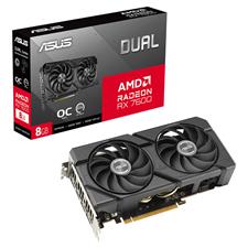 ASUS DUAL-RX7600-O8G-EVO Dual Radeon RX 7600 EVO OC 8GB Video Card (Avail: In Stock )