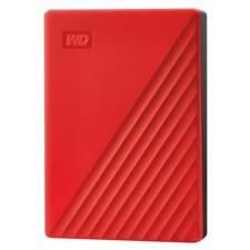WD WDBPKJ0050BRD-WESN My Passport 5TB USB 3.2 External Portable Hard Drive - Red