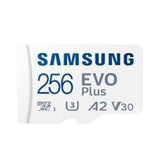 Samsung FFCSAMMBMC256SA 256GB EVO Plus microSDXC V30 A2 U3 Memory Card - 160MB/s