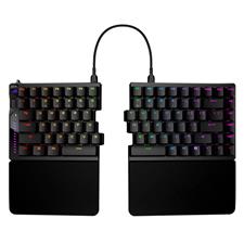 ASUS ROG Falcata Hot-Swappable Split Gaming Keyboard - ROG HFX V2 Magnetic Switch