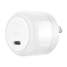 Belkin WCA008AUWH BoostCharge 30W PD USB-C Wall Charger - White