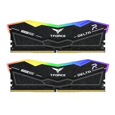 Team FF3D532G6000HC38JDC01 T-Force Delta RGB 32GB (2x 16GB) DDR5 6000MHz CL38 Desktop Memory - Black (Avail: In Stock )
