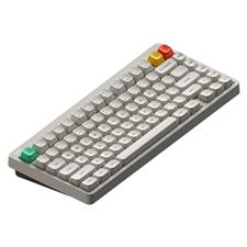 NuPhy KBNPN75WHBHMAX Node75 Hot-Swappable RGB High-Profile Lunar White Wireless Mechanical Keyboard - Blush Max Switch