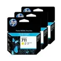 HP CZ136A 711 3-pack 29-ml Yellow Ink Cartridges CZ136A