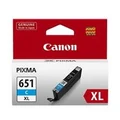 Canon CLI651XLC CLI651XL Cyan Ink Cart 695 A4 pages (ISO/IEC 24711) Cyan