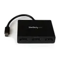 StarTech MSTMDP123DP 3-Port Multi Monitor Adapter - Mini DisplayPort to DP MST Hub