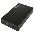 Simplecom SE325-BK SE325 3.5" SATA HDD to USB 3.0 Hard Drive Enclosure - Black