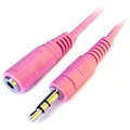 Alogic AD-EXT-0.5-PINK 0.5m PINK 3.5mm Stereo Audio Extension Cable (M/F)