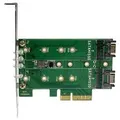 StarTech PEXM2SAT32N1 3-Port M.2 SSD (NGFF) Adapter Card